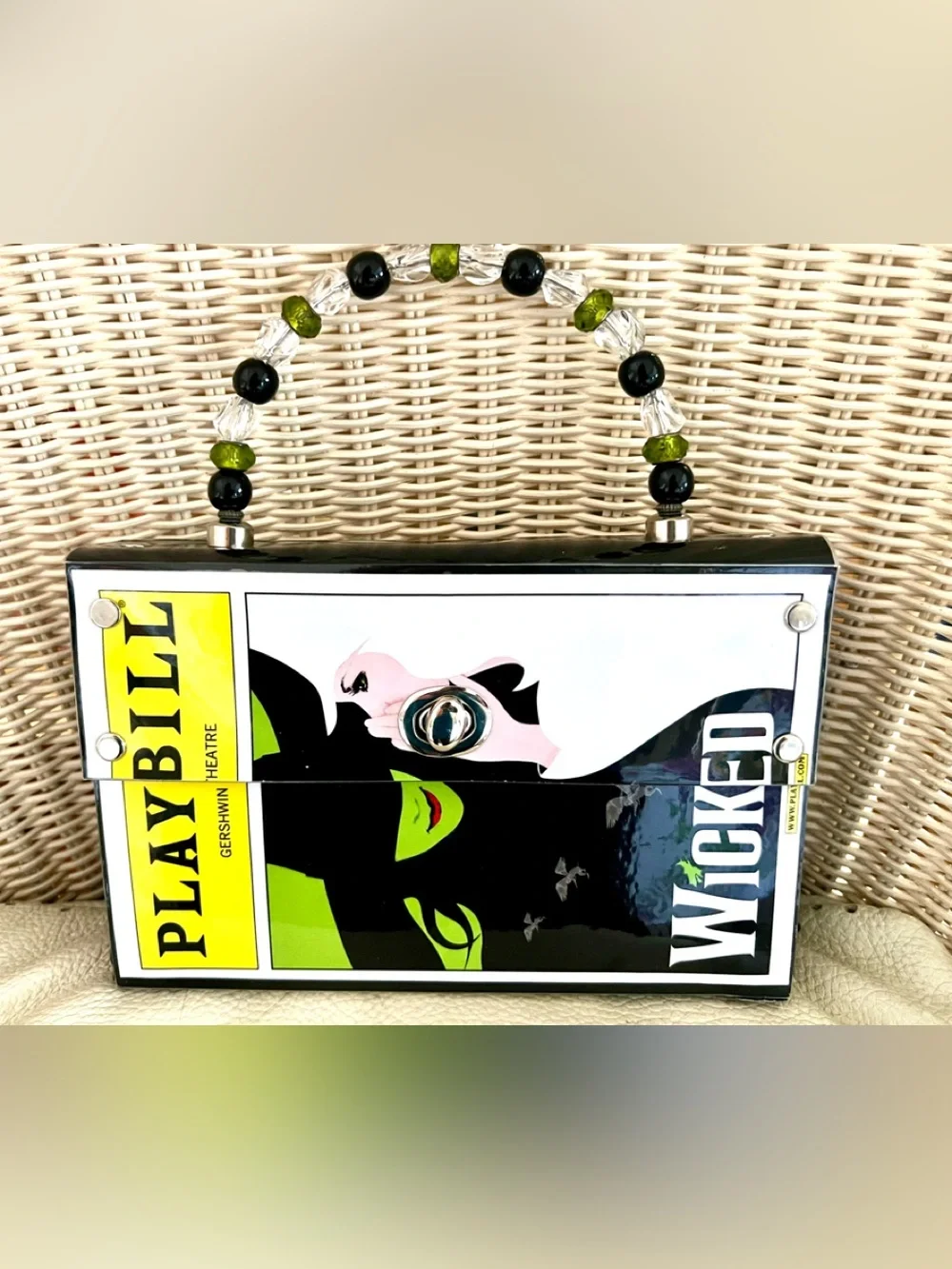 Artistic WICKED THE MUSICAL Playbill Purse Lovely Condition! - Picture 9 of 10